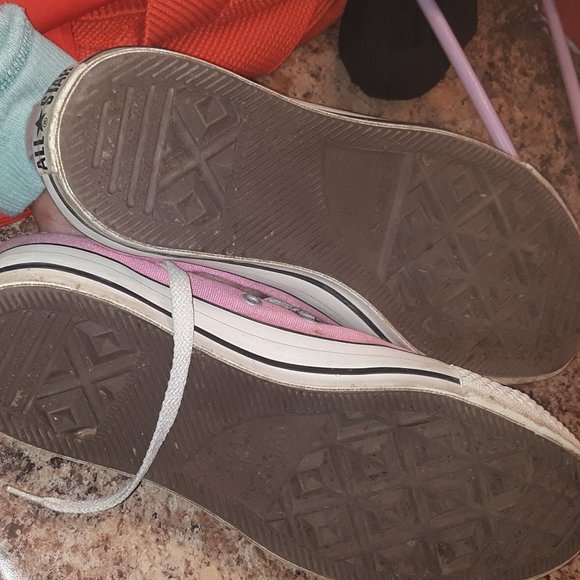 Pink All Star Converse Sz Mens 7.5 Womens 9 - Picture 7 of 7